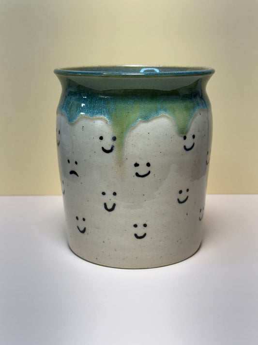 Medium Ceramic Vase - “Alone in a Crowded Room”